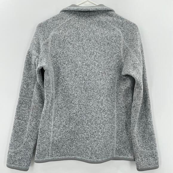 Patagonia Women's Full Zip Sweater Jacket, Light Gray, Sz. S, Outdoor Slimming - Picture 4 of 11